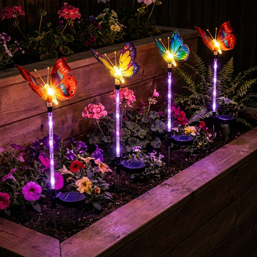 Glowing Garden Butterfly Stakes