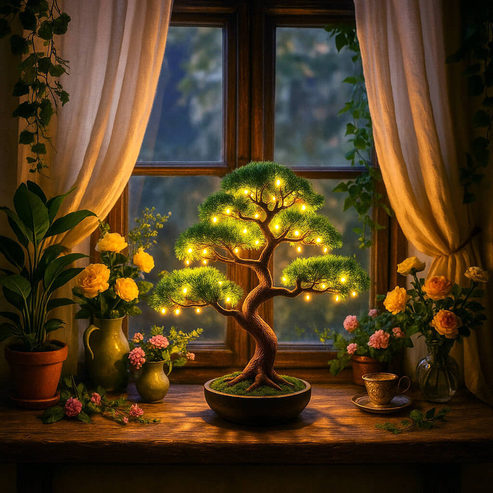 Blissful Bonsai Lamp