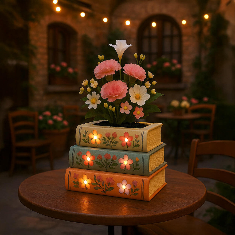 Blooming Books Plant Pot