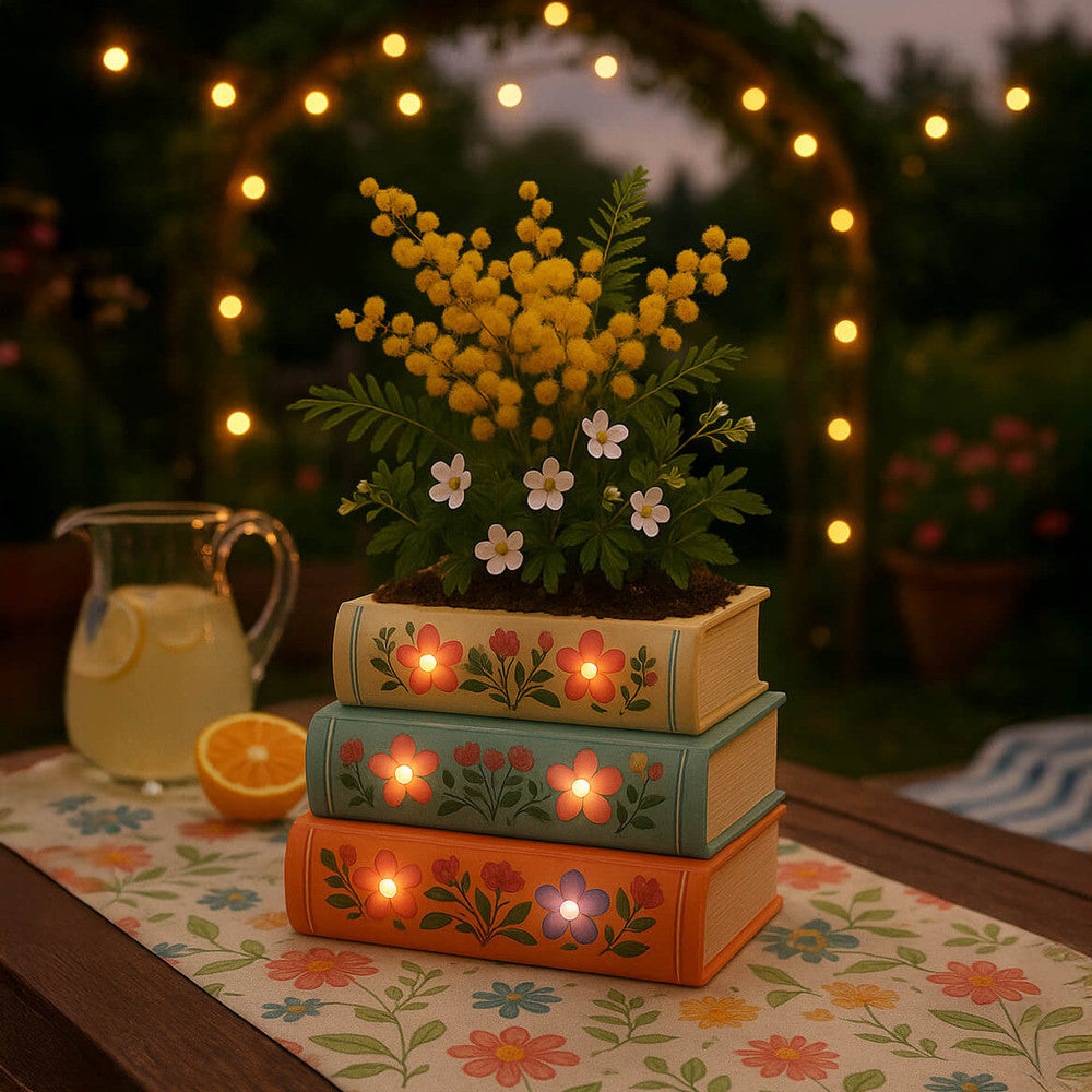 Blooming Books Plant Pot