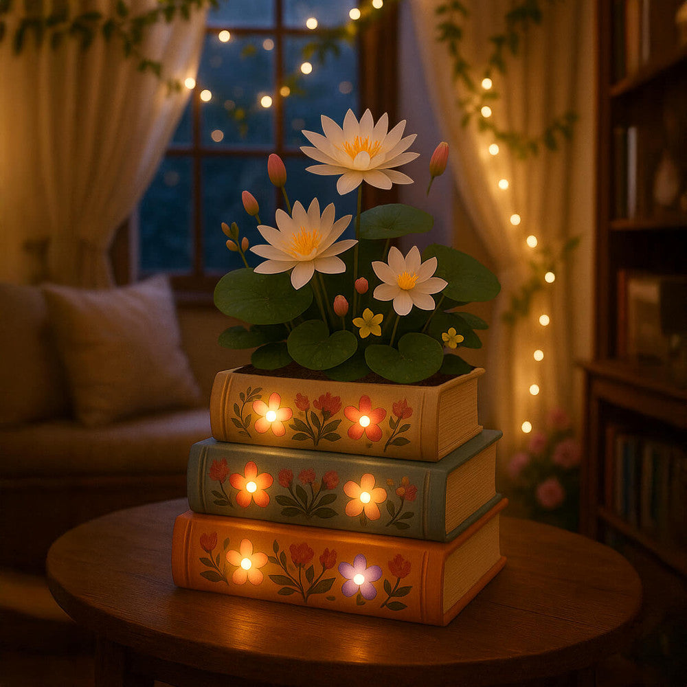 Blooming Books Plant Pot