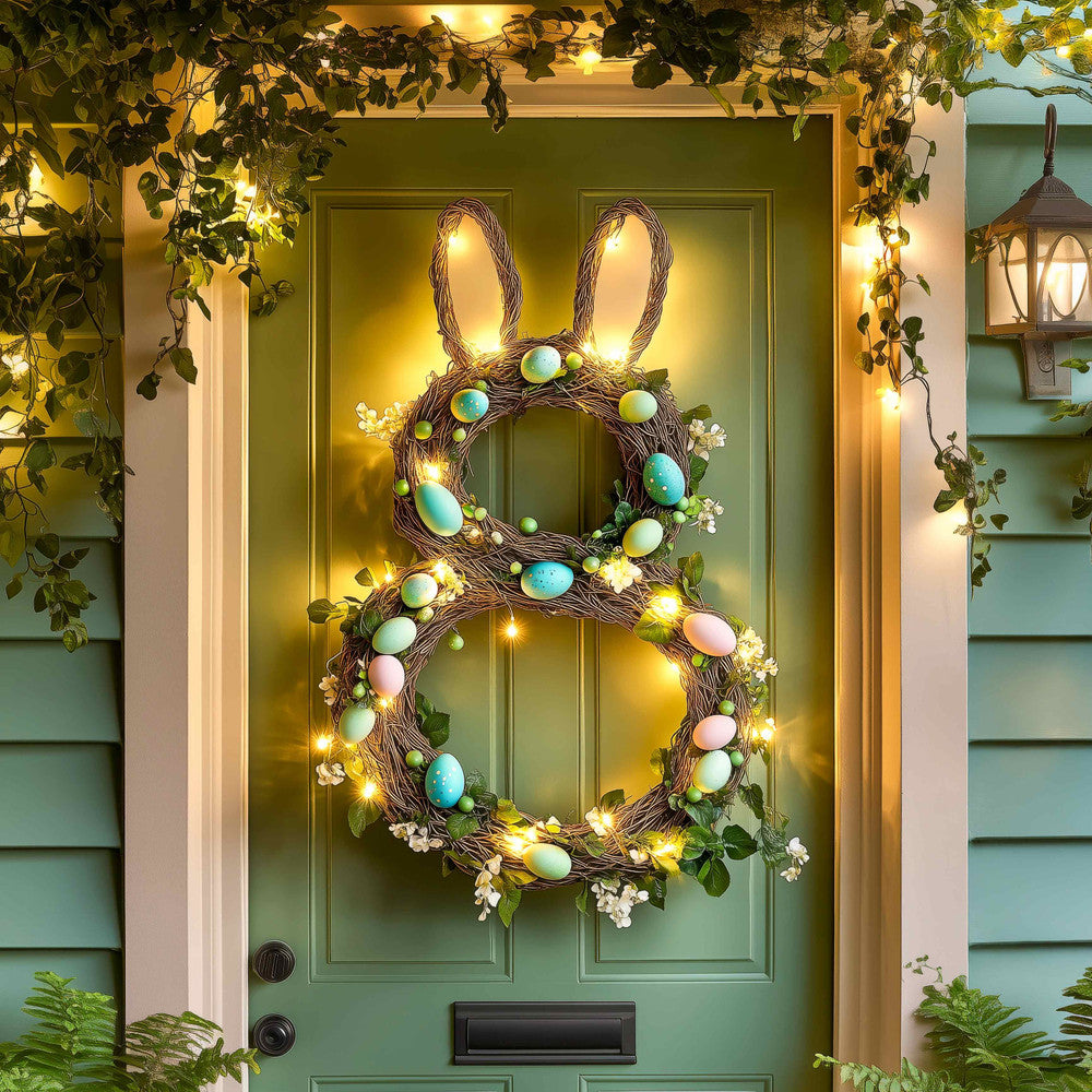 Bunny Blossom Wreath