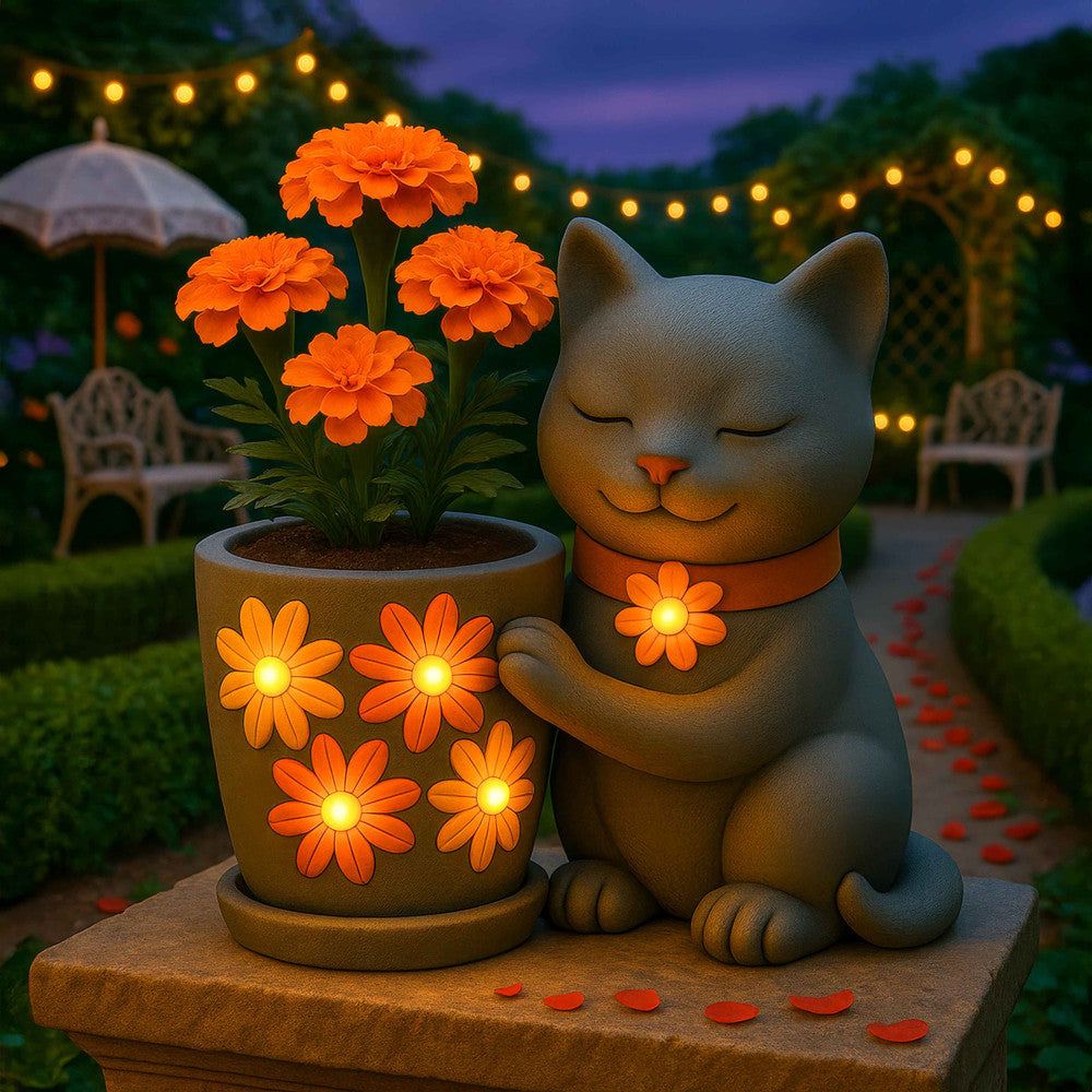 Charming Cat Plant Pot