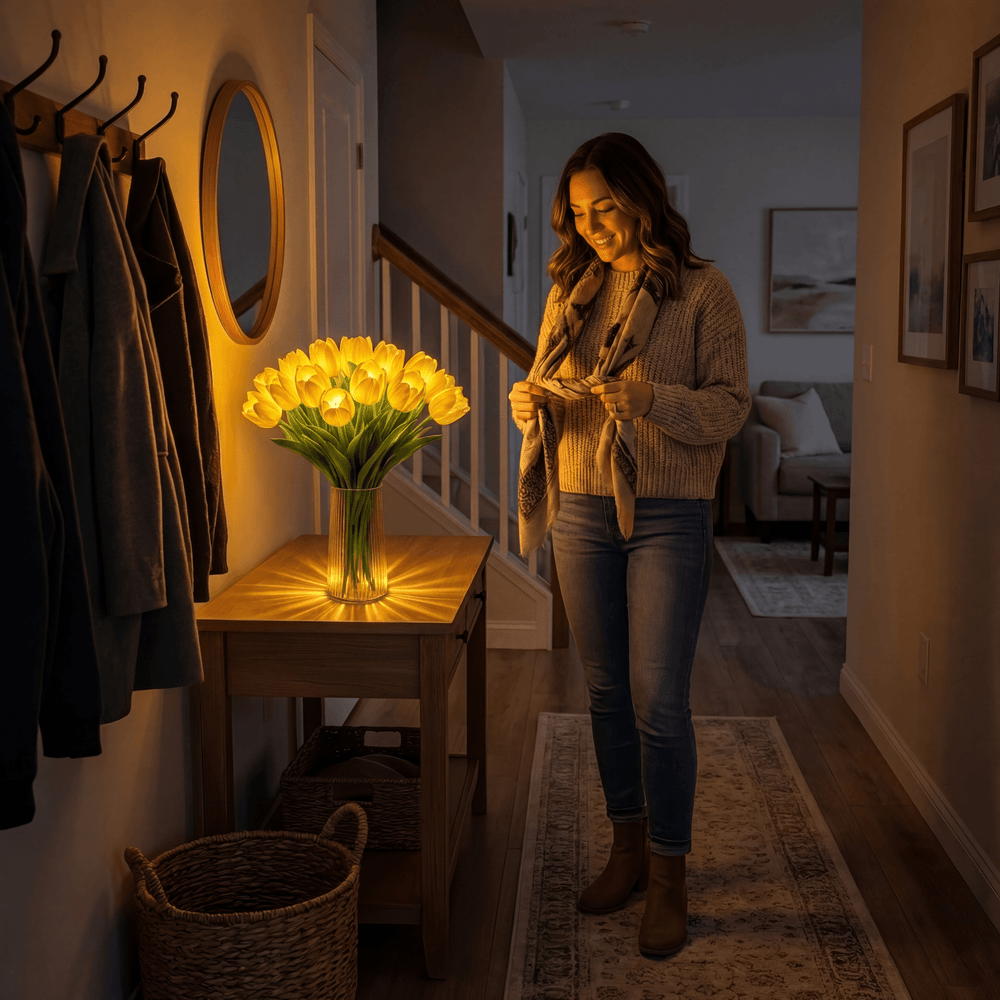 Radiant Romantic Tulip Light