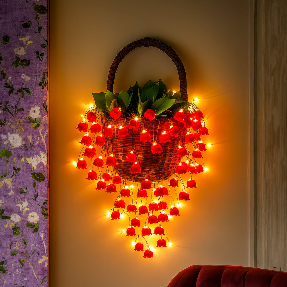Floral Flame Basket - M