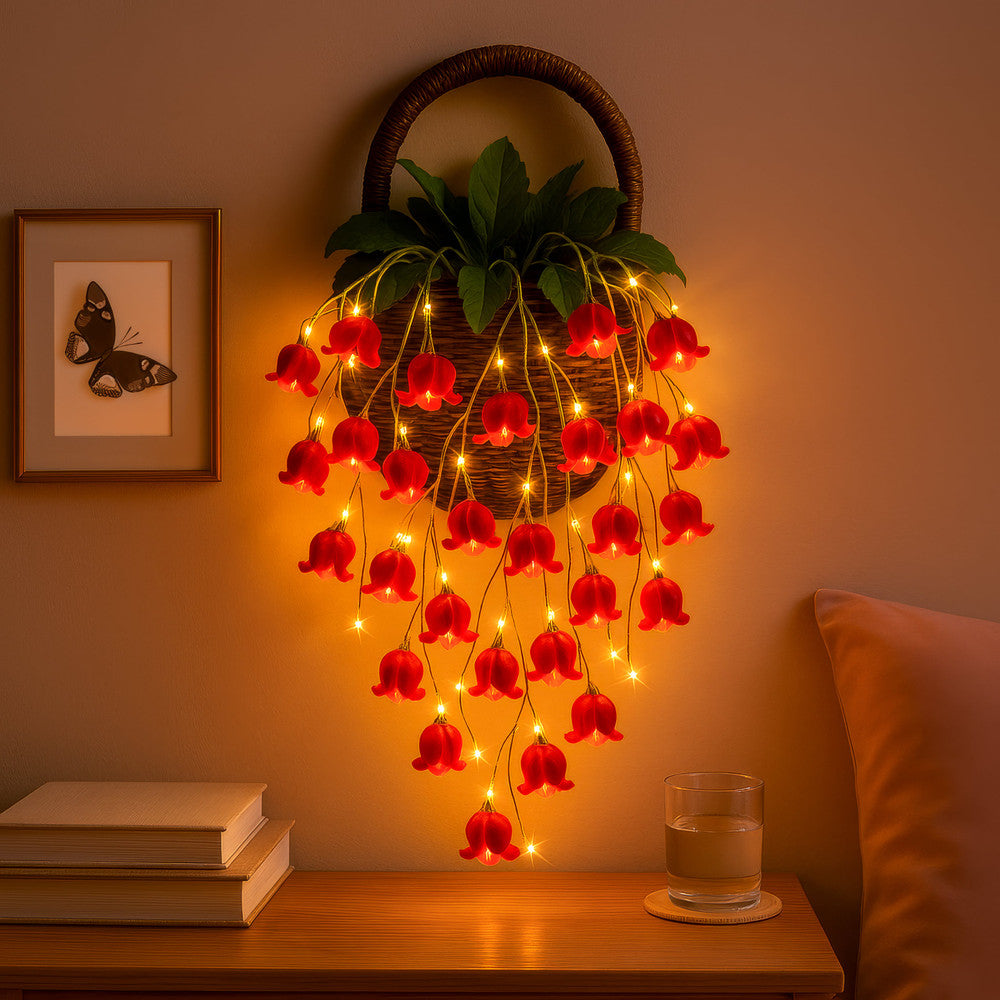 Floral Flame Basket - C