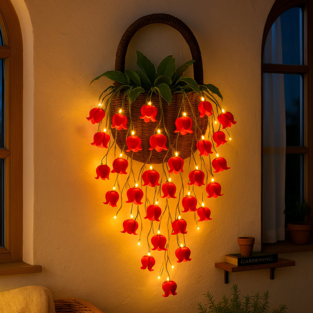 Floral Flame Basket - C
