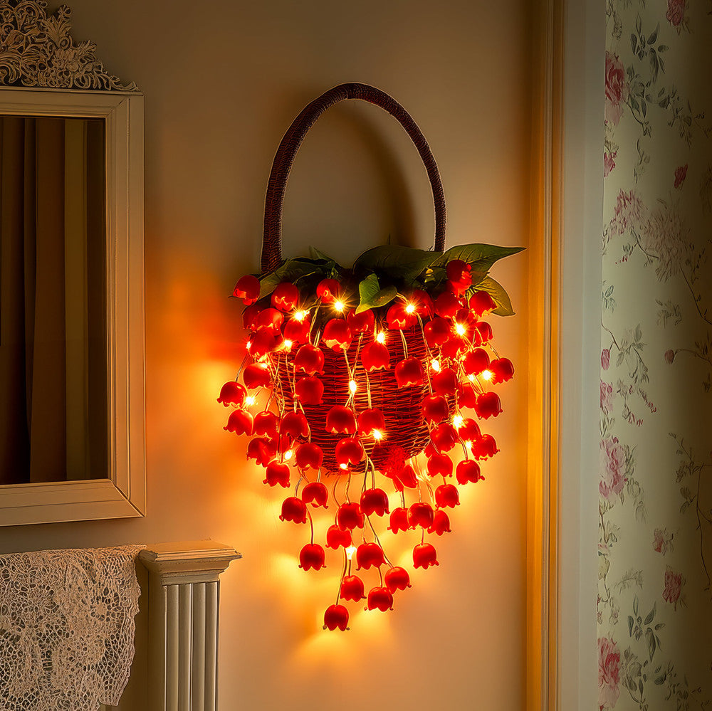 Floral Flame Basket - M