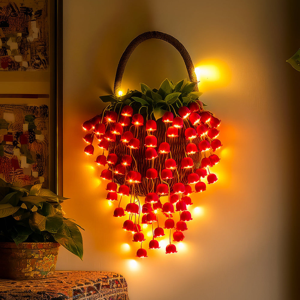 Floral Flame Basket - M