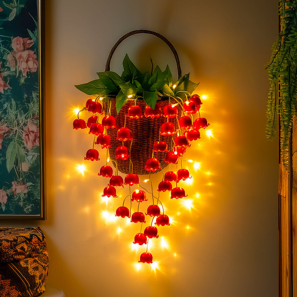 Floral Flame Basket - M