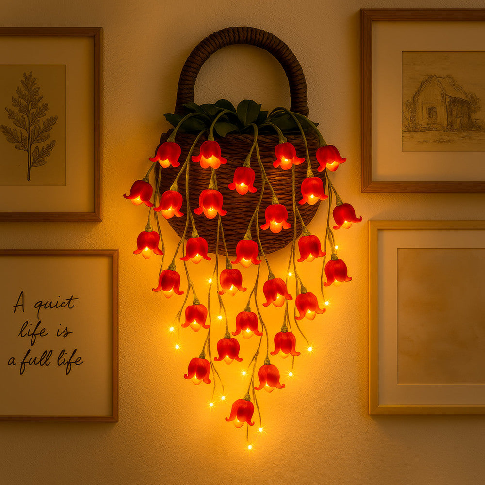 Floral Flame Basket - C