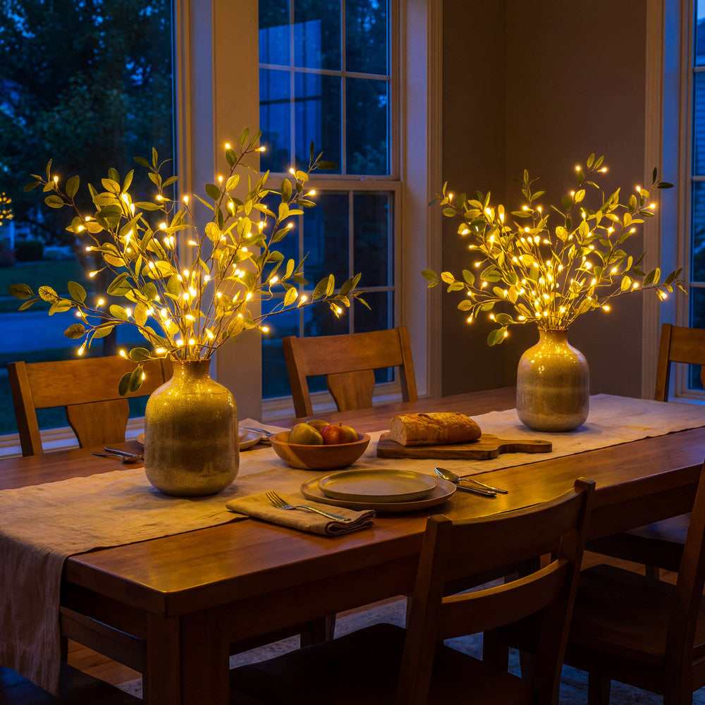 Fairy Light Olive Branch