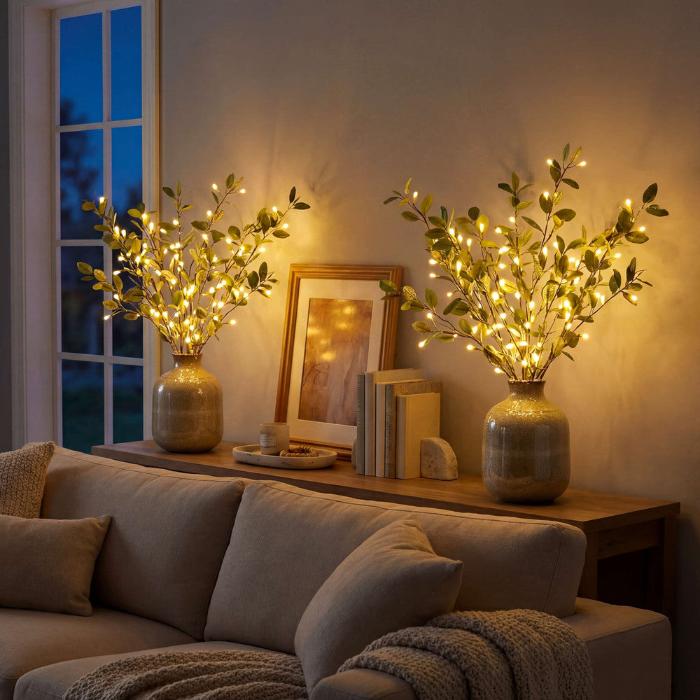 Fairy Light Olive Branch