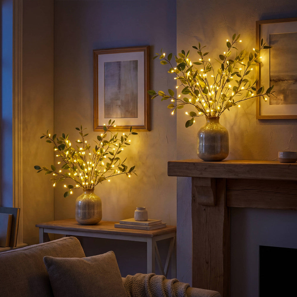 Fairy Light Olive Branch