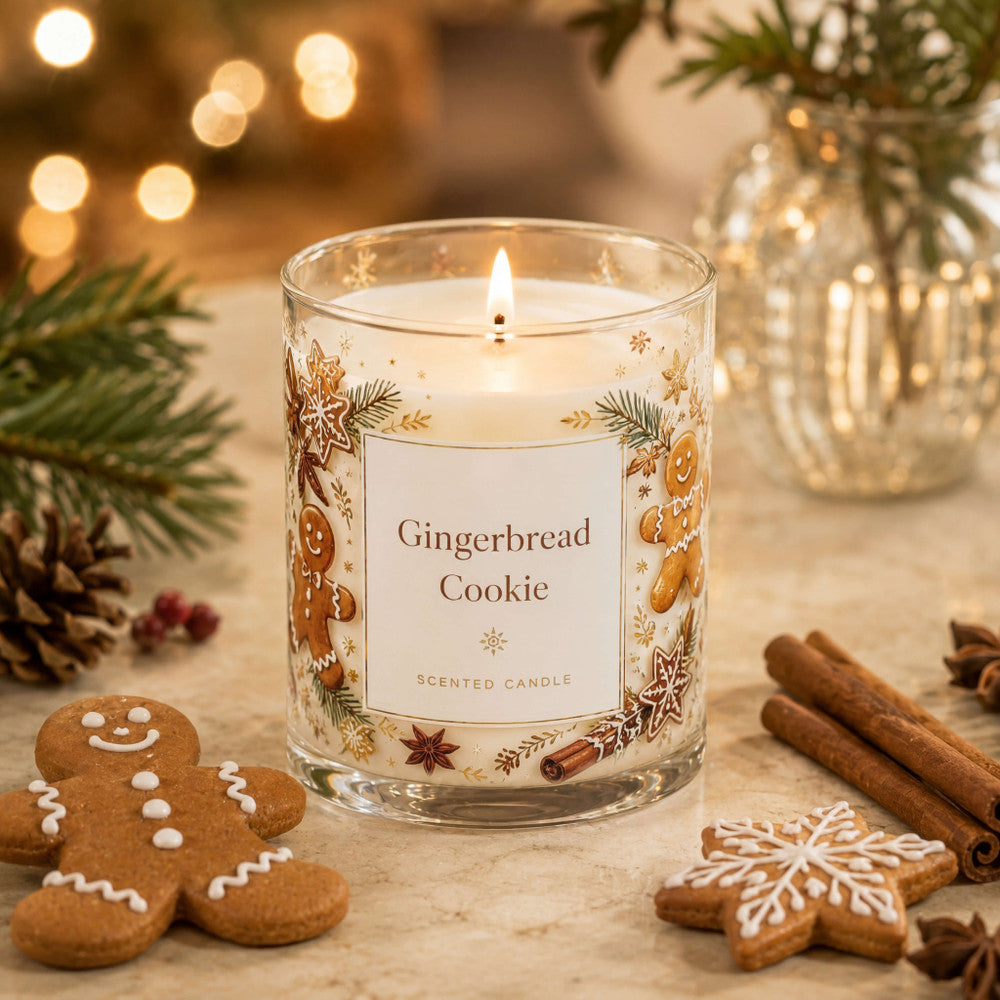 Gingerbread Cookie Candle