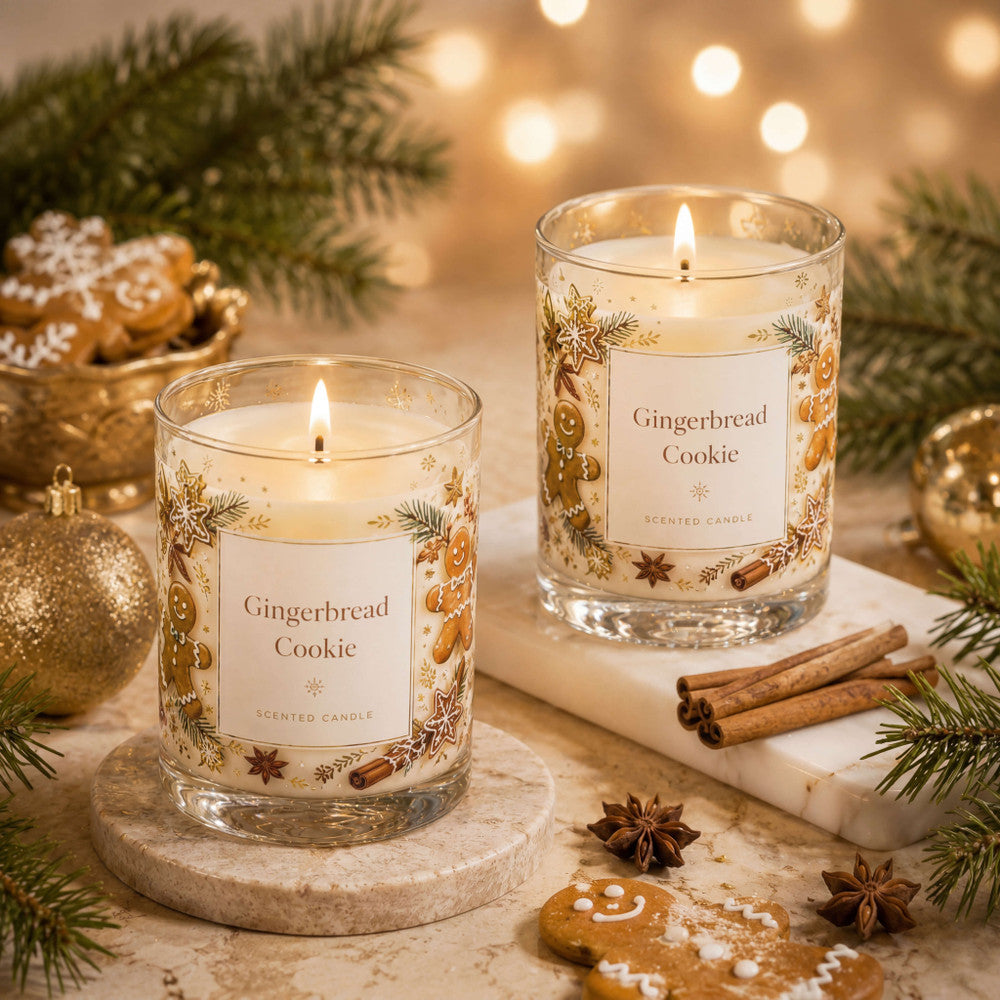 Gingerbread Cookie Candle