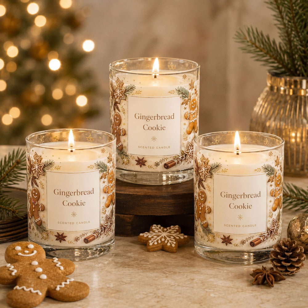 Gingerbread Cookie Candle