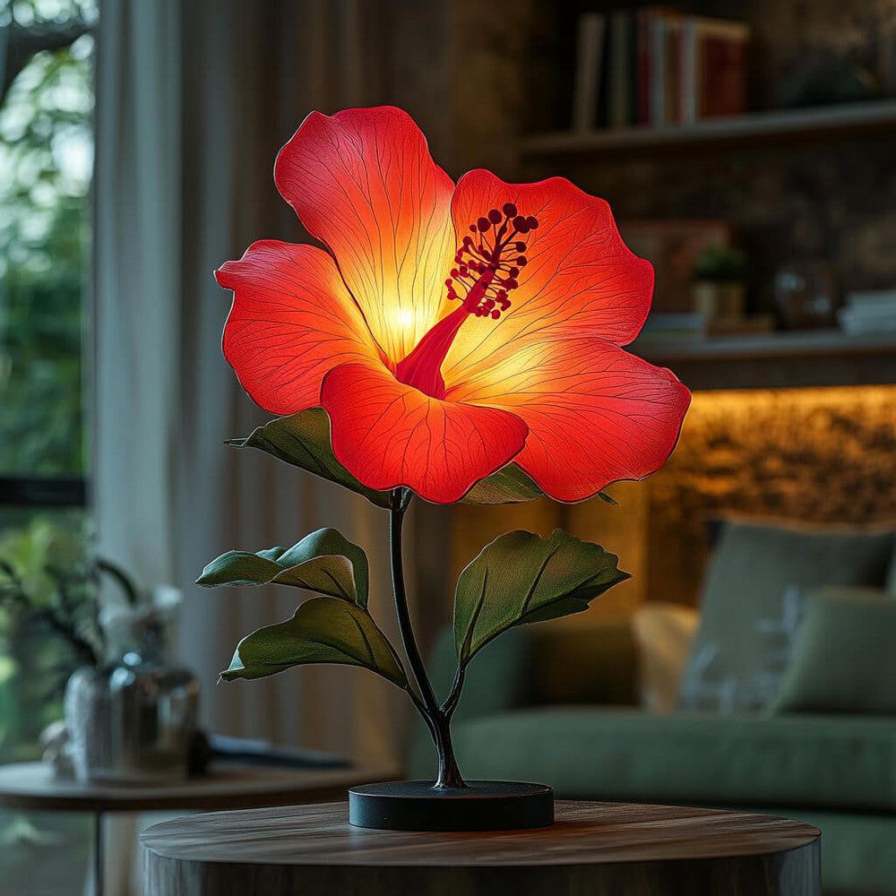 Hibiscus Bloom Lamp