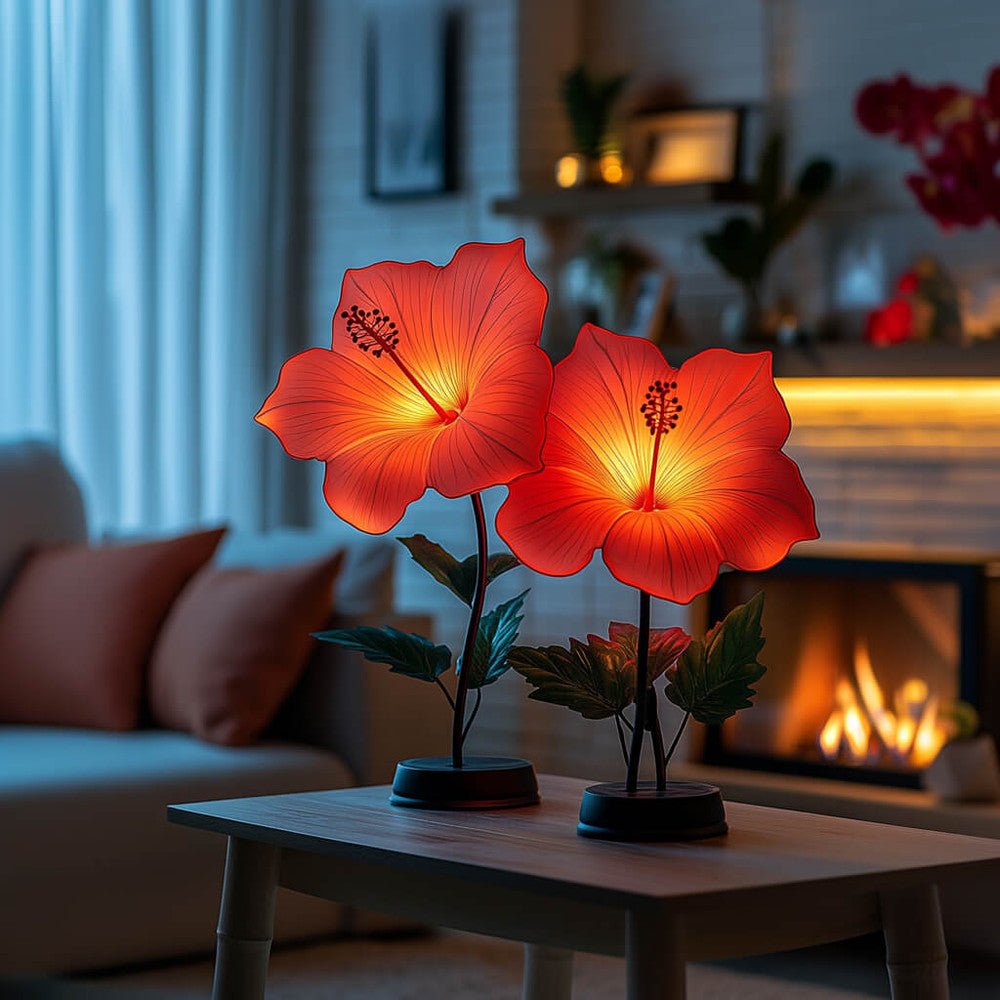 Hibiscus Bloom Lamp