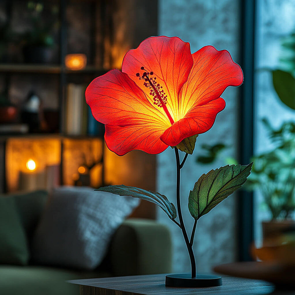 Hibiscus Bloom Lamp