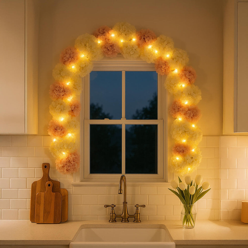 Heavenly Hydrangea Garland