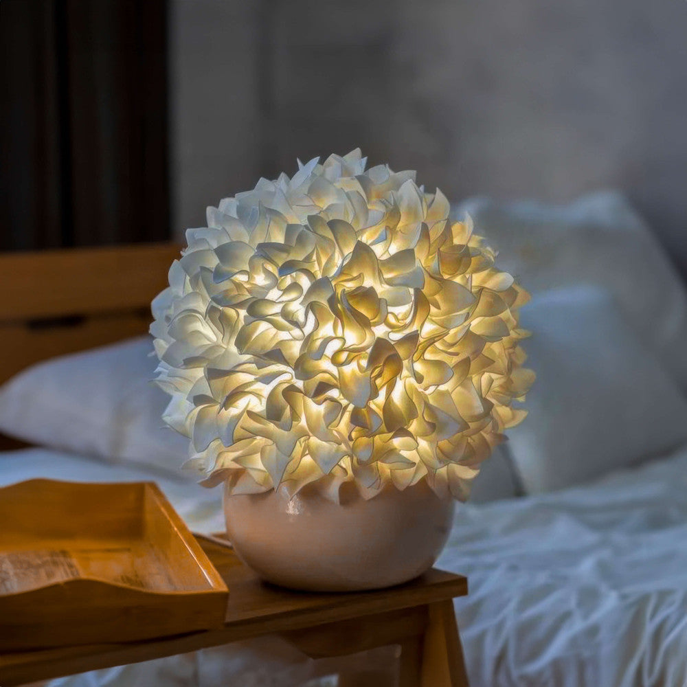 Heavenly Hydrangea Lamp