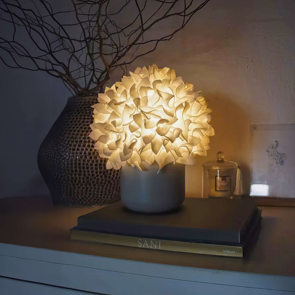 Heavenly Hydrangea Lamp