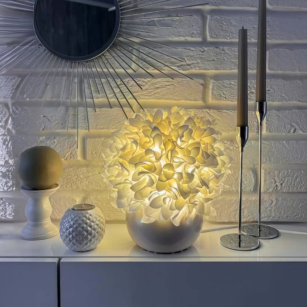Heavenly Hydrangea Lamp