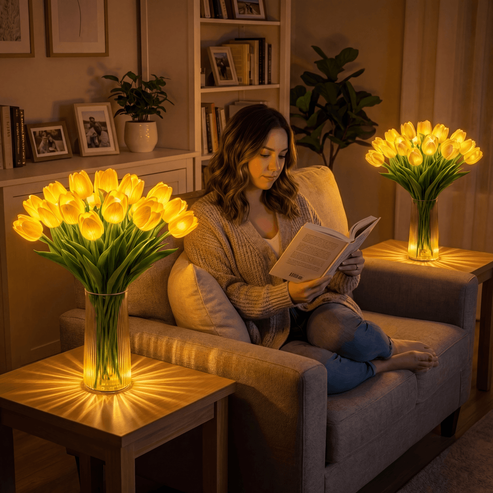 Radiant Romantic Tulip Light