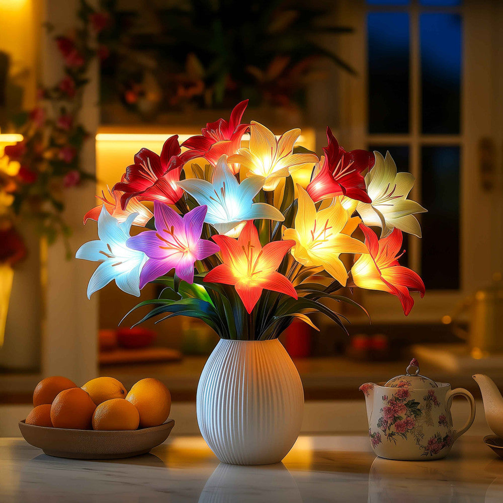 Mystical Moonlit Lilies