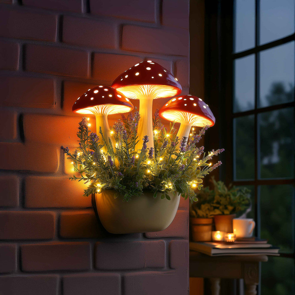 Magical Mushroom Sconce