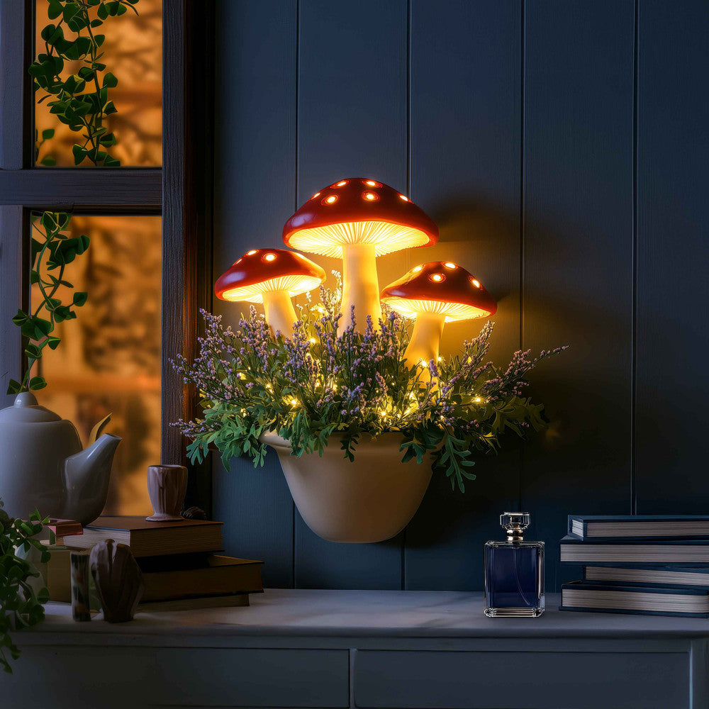 Magical Mushroom Sconce