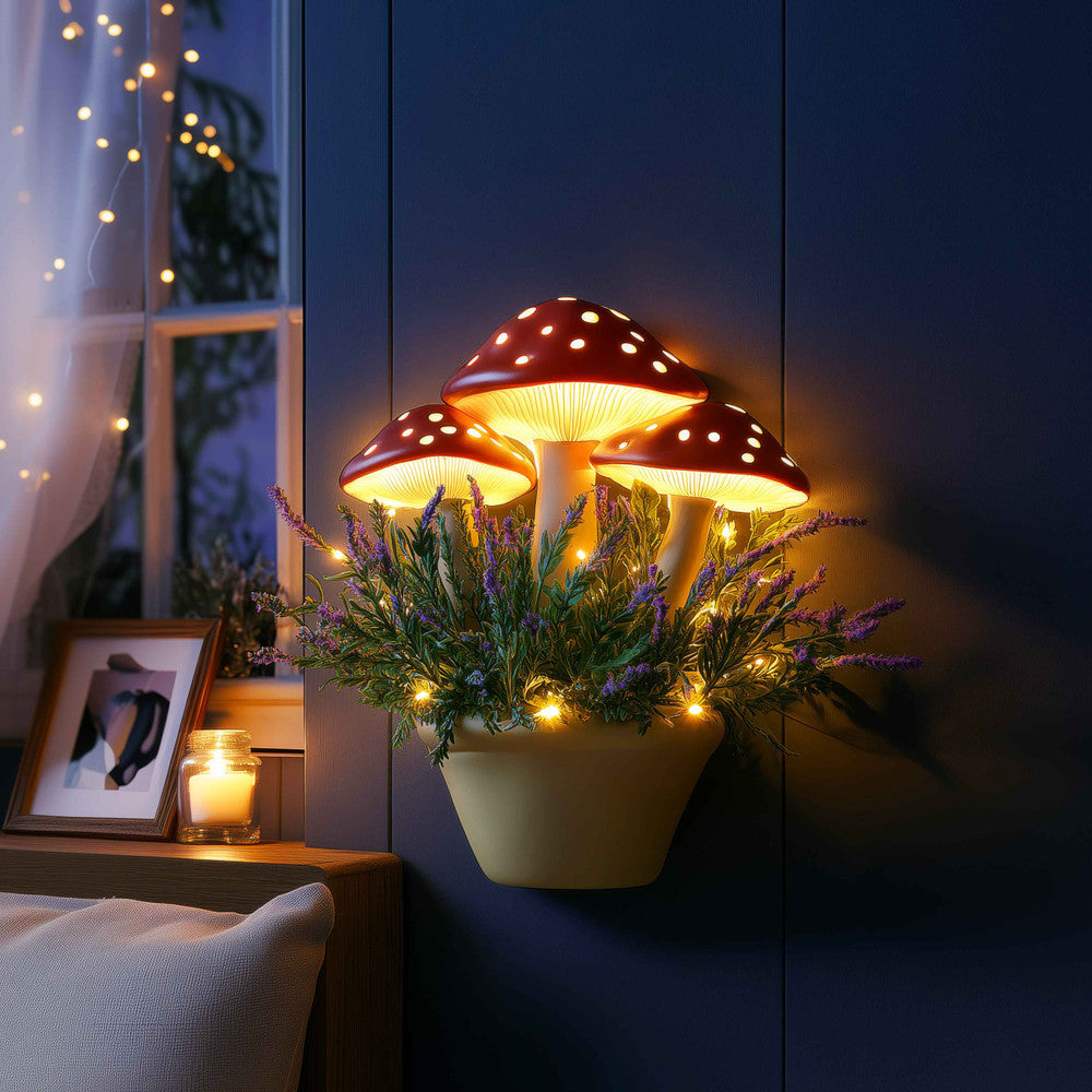 Magical Mushroom Sconce