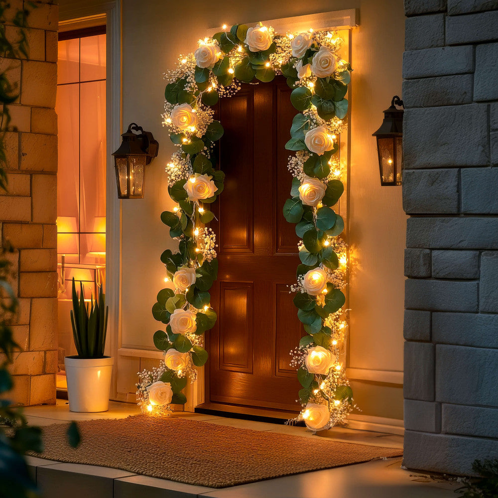 Rosy Radiance Garland