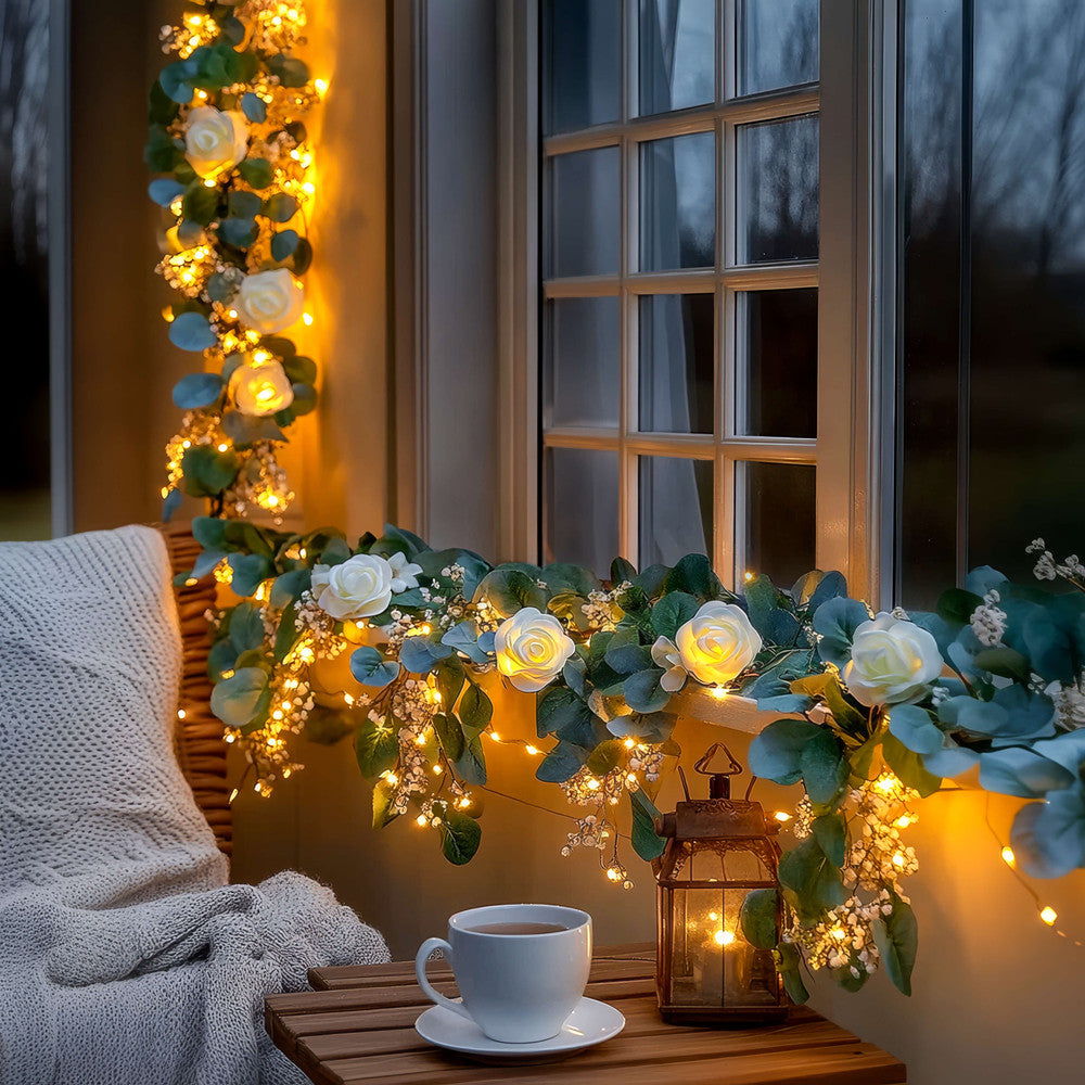Rosy Radiance Garland