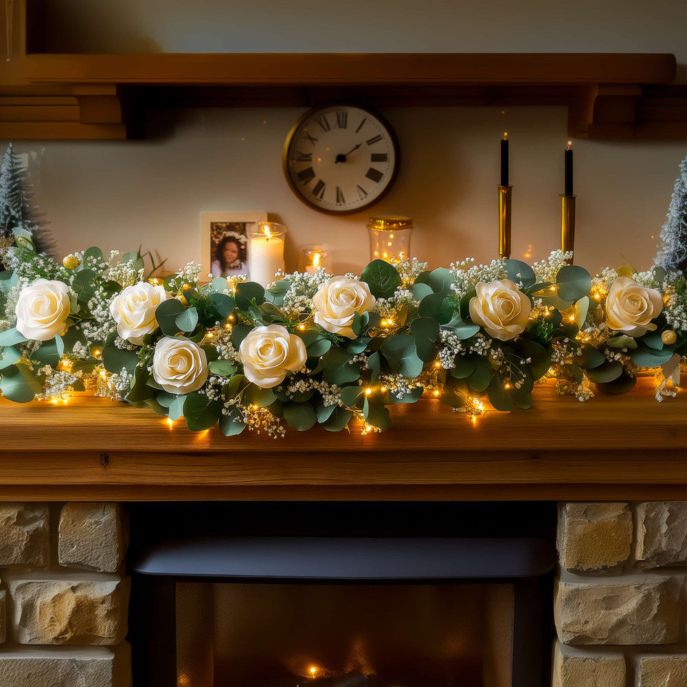 Rosy Radiance Garland