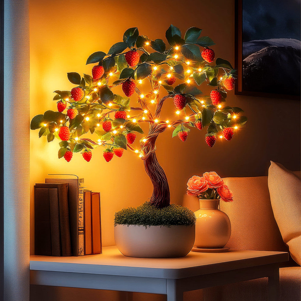 Starry Strawberry Lamp - M