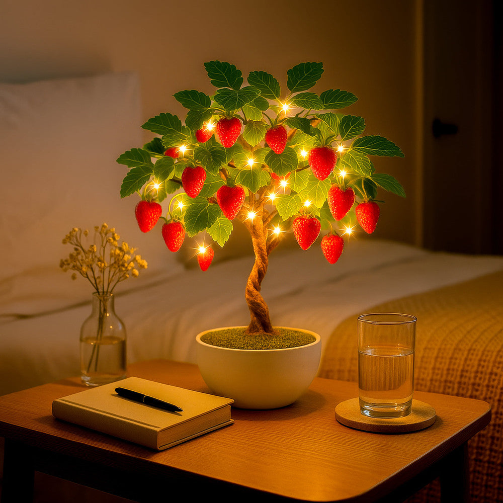 Starry Strawberry Lamp - C