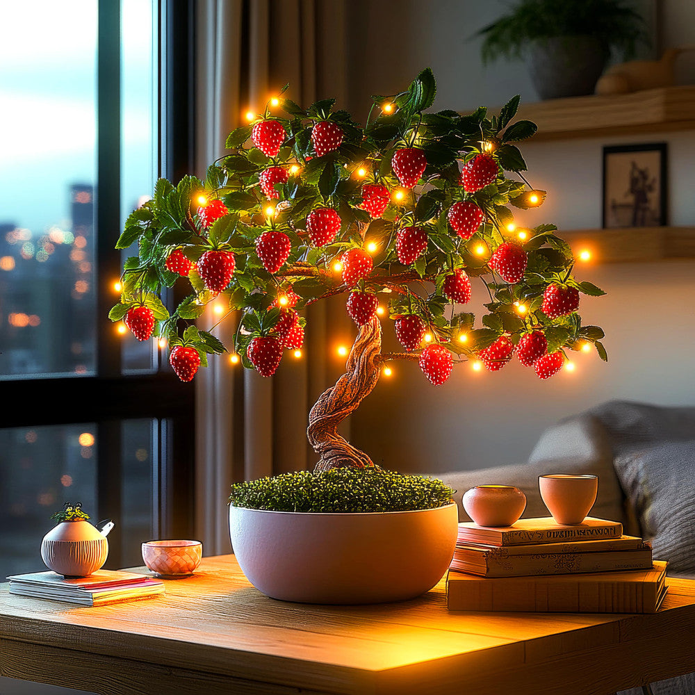 Starry Strawberry Lamp - M
