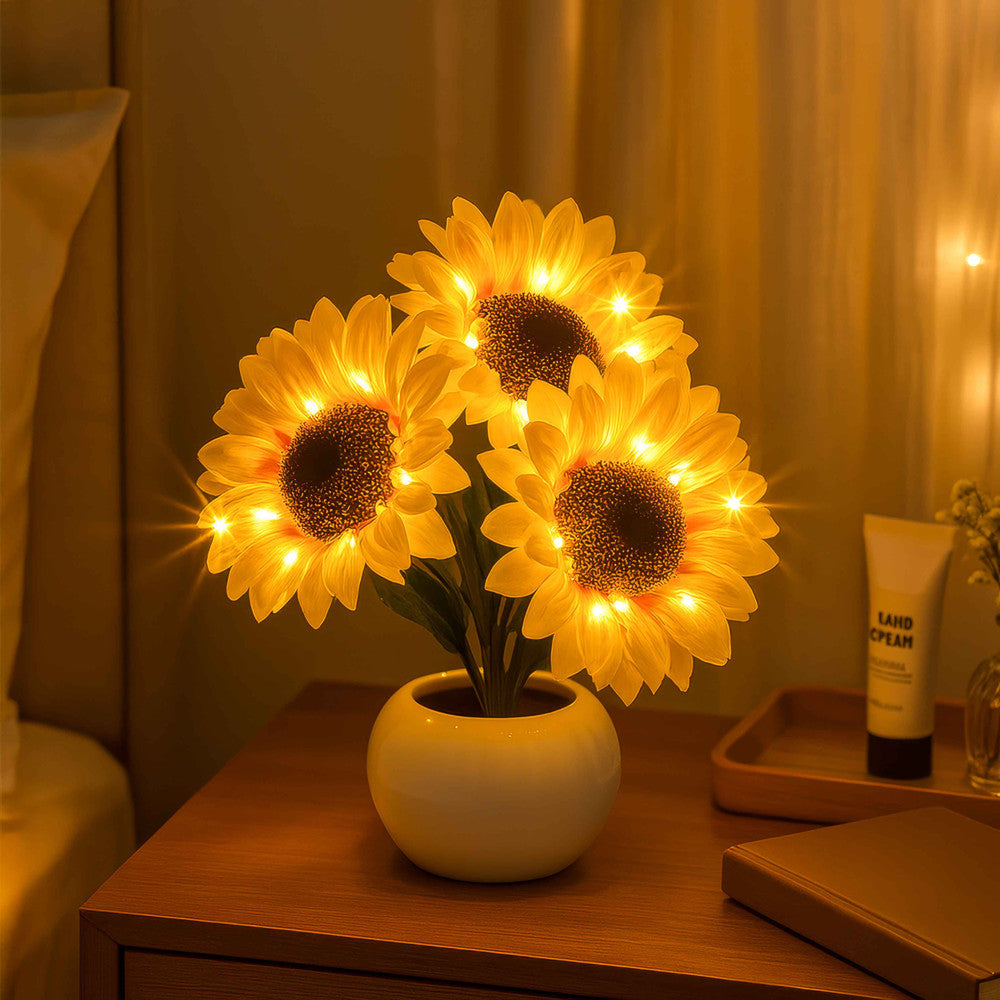 Sparkling Sunflower Lamp