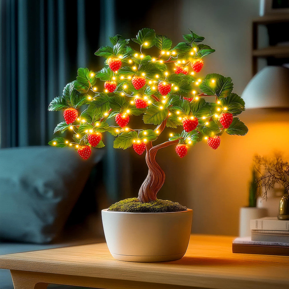 Starry Strawberry Lamp - M