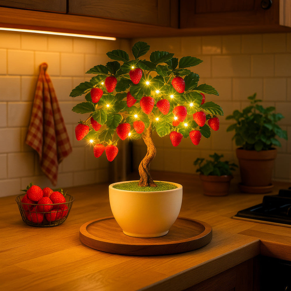 Starry Strawberry Lamp - C