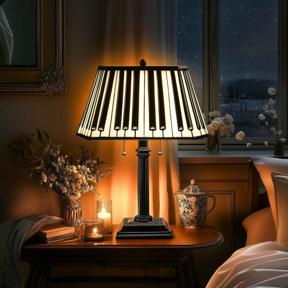 Serene Symphony Piano Lamp