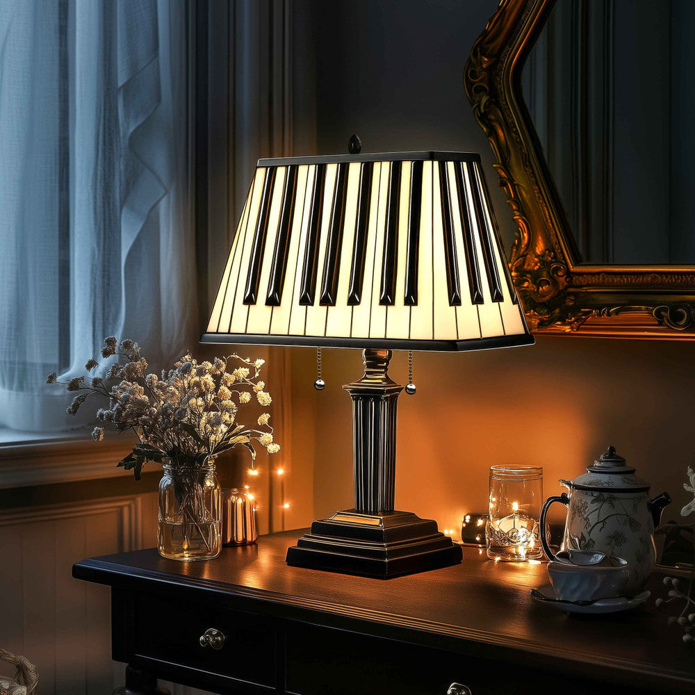 Serene Symphony Piano Lamp