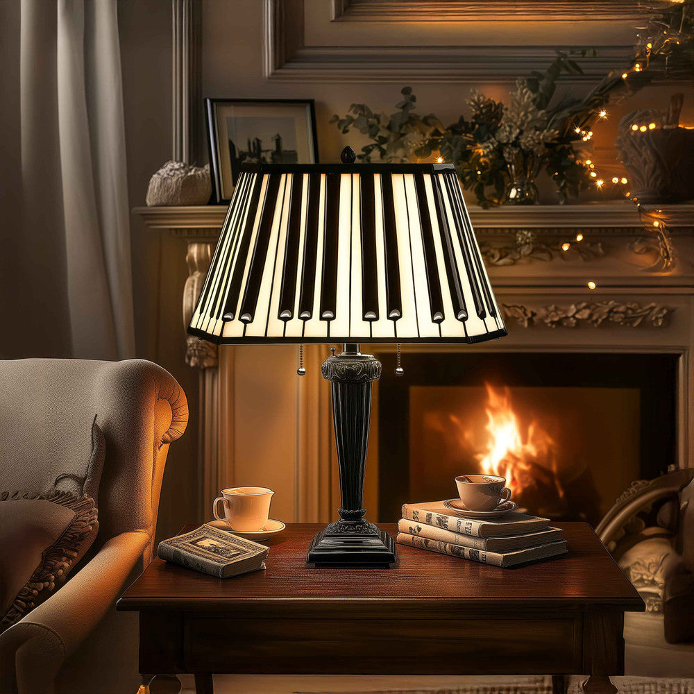 Serene Symphony Piano Lamp
