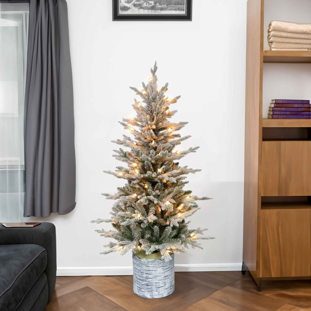 Silver Sparkle Snow Tree