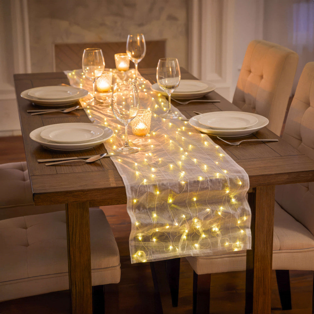Shimmering Spark Table Runner
