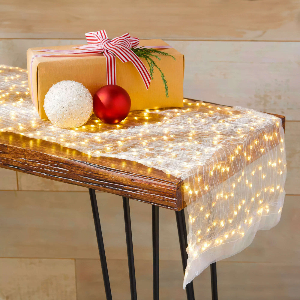 Shimmering Spark Table Runner