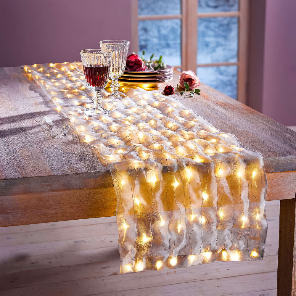 Shimmering Spark Table Runner