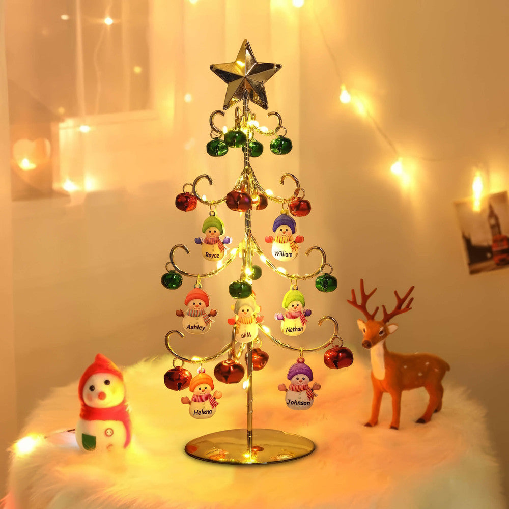 Sparkling Snowman Tree